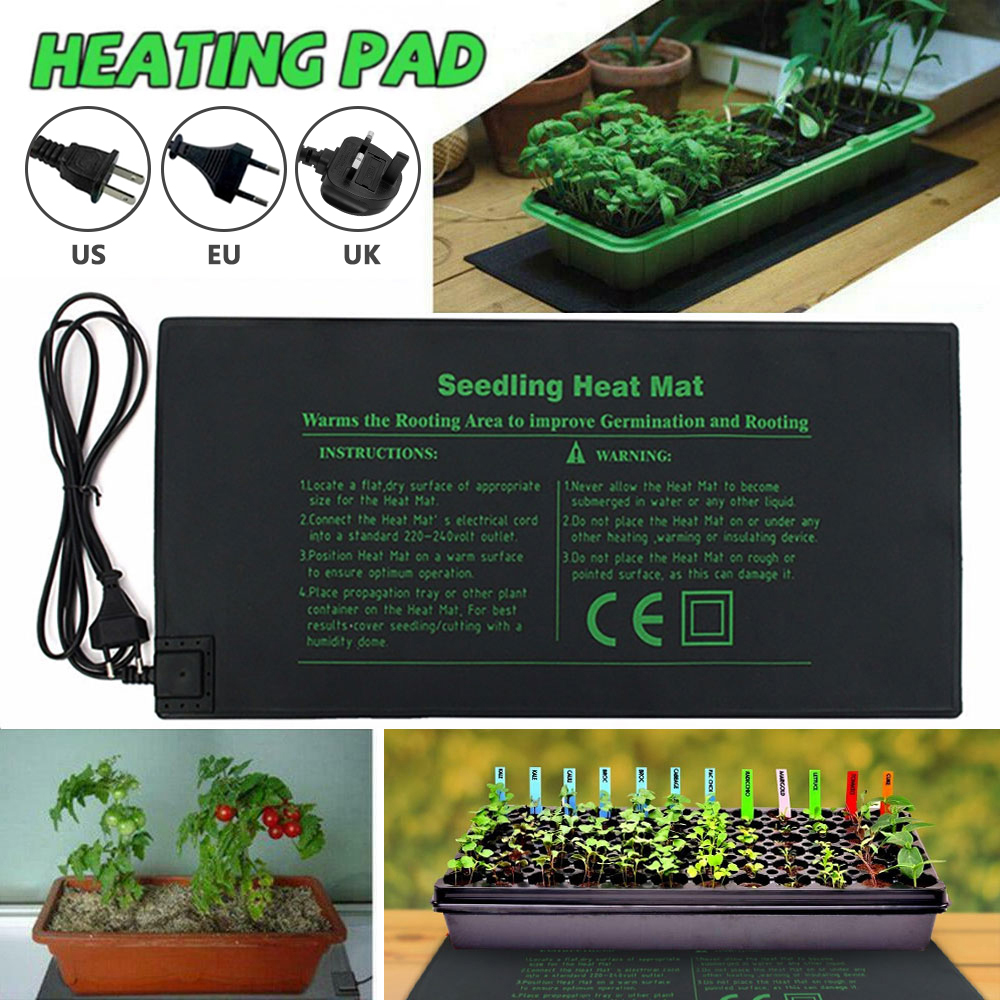 Waterproof Heating Mat Heating Mat for Seedlings Growth Pad Garden Seed Germination Clone Starter Pad Plant Supplies