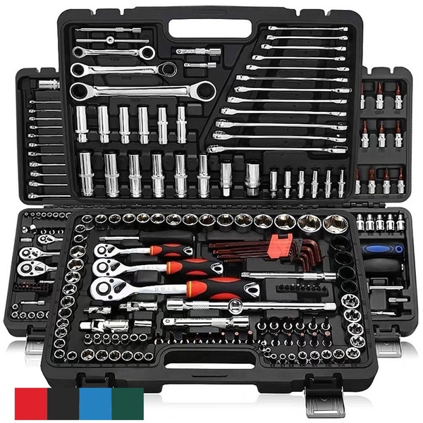 low price 46pcs Socket Ratchet Car Repair Tool Wrench Set Head Ratchet Pawl Socket Spanner Screwdriver Professional Tool Kit