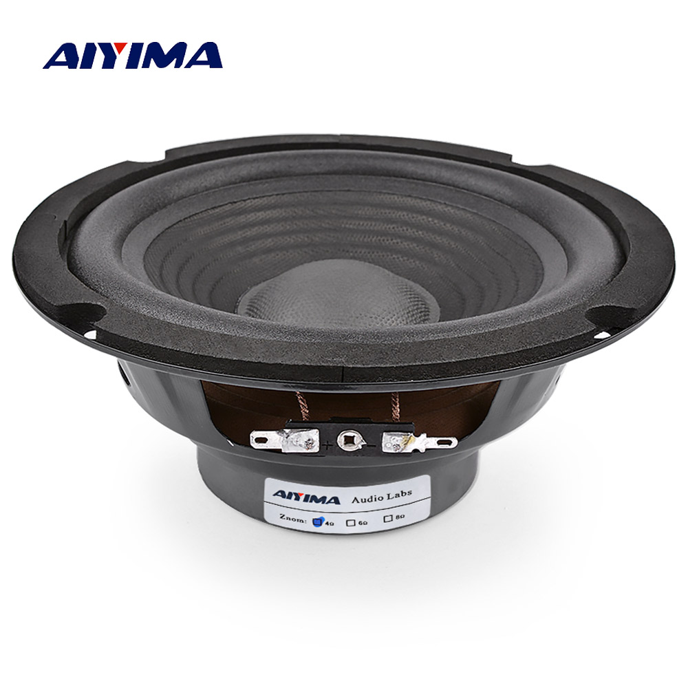 AIYIMA 1Pcs 6.5 Inch Midrange Bass Speaker 4 Ohm 150W Audio Music Speakers Woofer LoudSpeaker For Home Theater Ses Sistemi