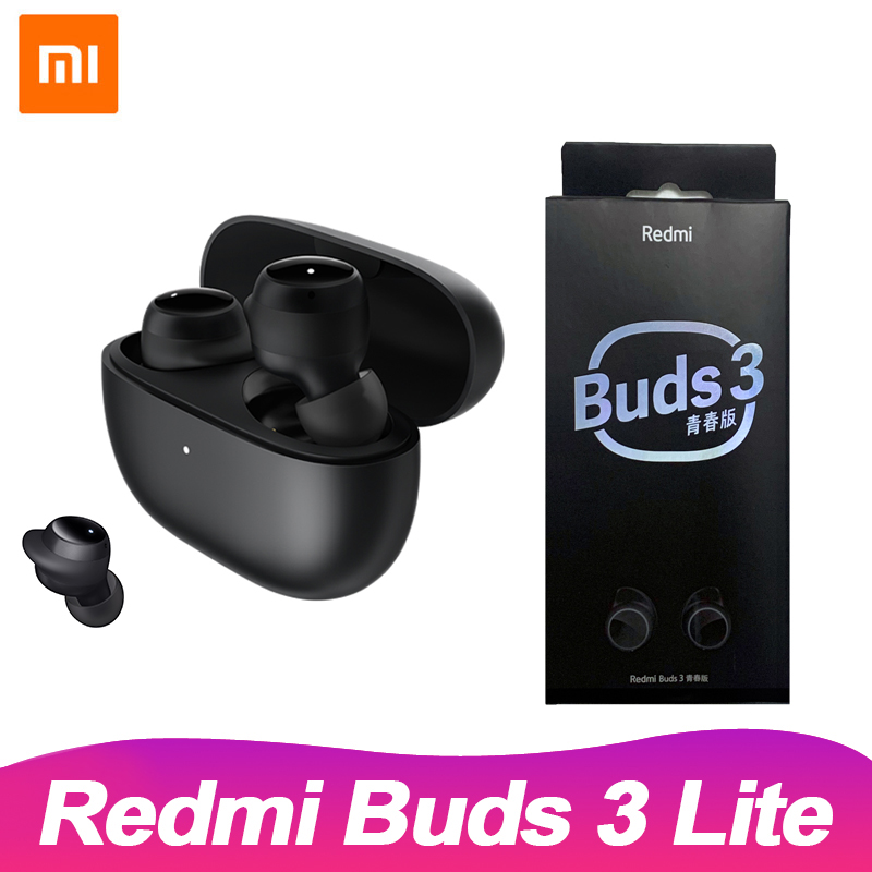 Original Xiaomi Redmi Buds 3 Lite Earbuds TWS Ture Wireless Headphones with Microphone Fone Bluetooth Headphones Buds 3 Headset