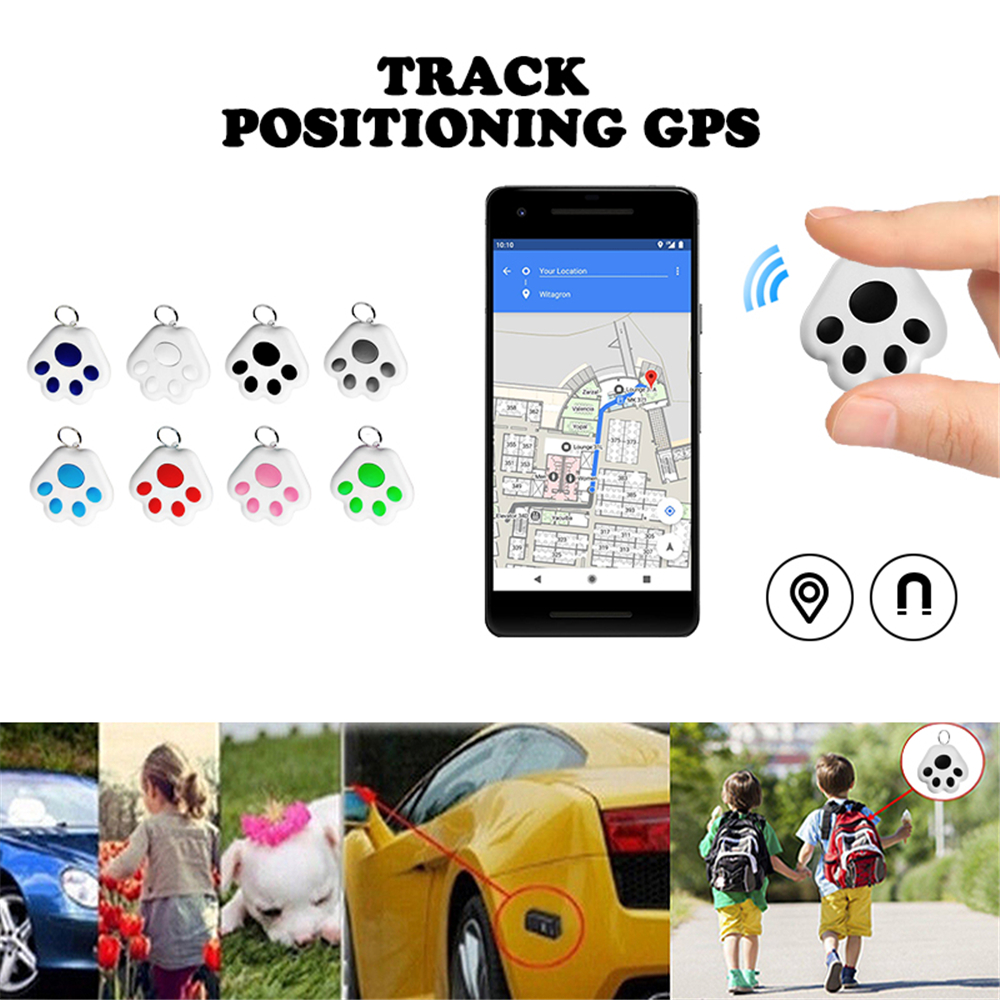 Mini Smart GPS Tracker Key Finder Locator Wireless Bluetooth Anti Lost Alarm Sensor Device Tracker For Kids Pets Car Luggage