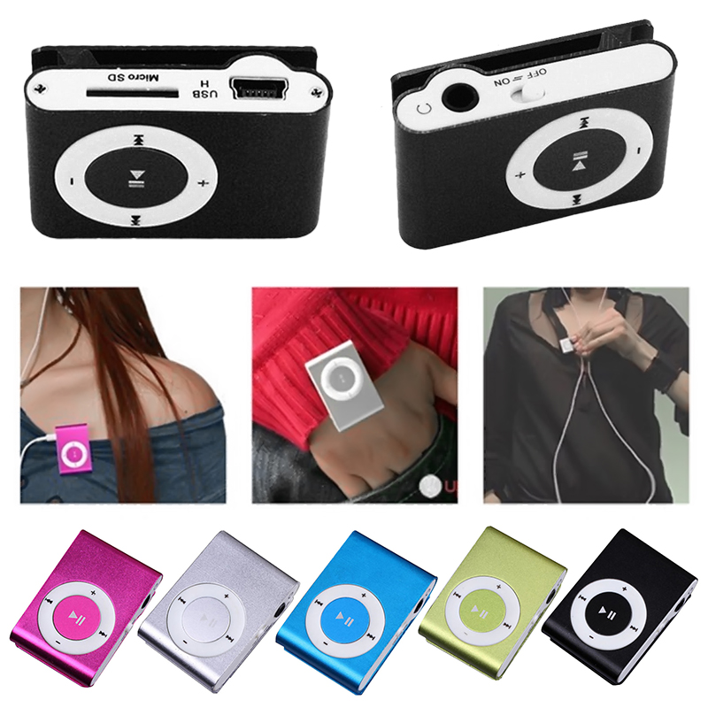 Portable Stylish MP3 Music Media Player Mini Practical USB MP3 Music Media Player Support Micro SD TF Card Designed able