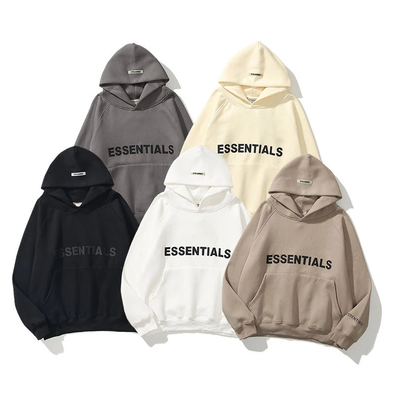 Essentials Hoodie men's and women's Sweatshirt reflective letter printed fleece super Dalian Hoodie  hip hop Street sweat