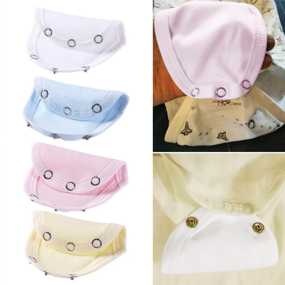 4Pcs/Set Lovely Baby  Girls Kids Jumpsuit Diaper Lengthen Extender Extension Solid Soft Jumpsuit Bodysuit Extender