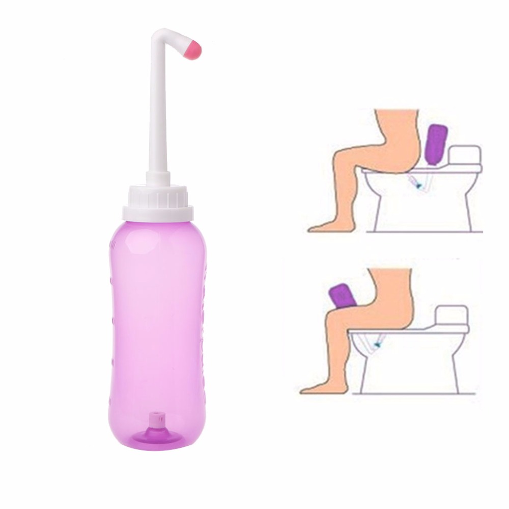 500ml Portable Travel Hand Held Bidet Sprayer Personal Cleaner Hygiene Bottle Spray Washing