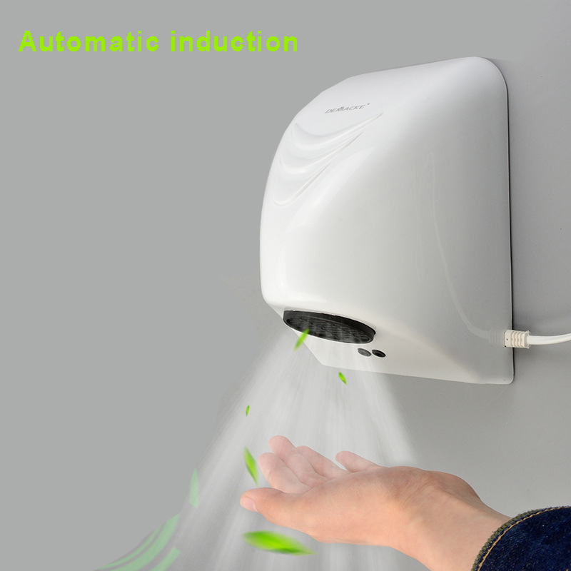 el Automatic Hand Dryer Automatic Hand Dryer Sensor Household Hand-drying Device Bathroom Air Electric Heater Wind