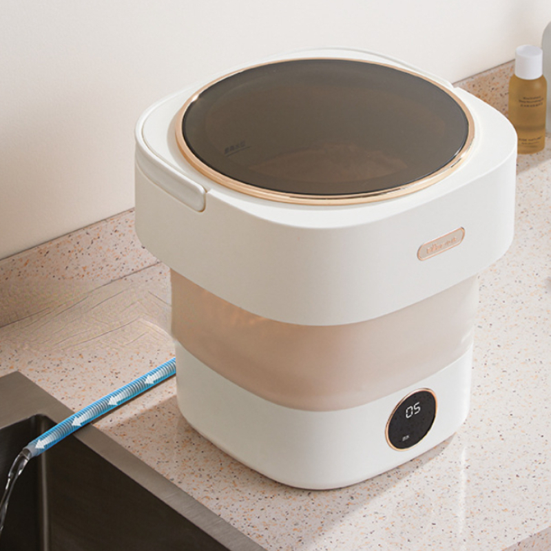 Bear Mini Folding Washing Machine Underwear Panty Socks Portable Washer XYJ-B05E5