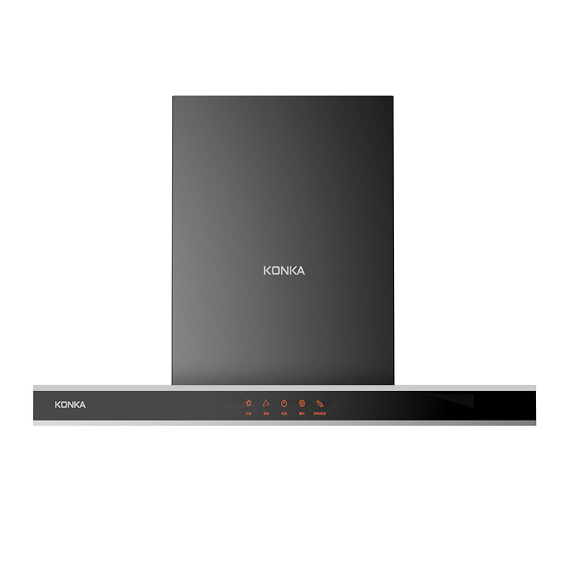 Konka Large Suction European Range Hood Automatic Cleaning T-type Body Feeling Kitchen Range Hood Household Stove