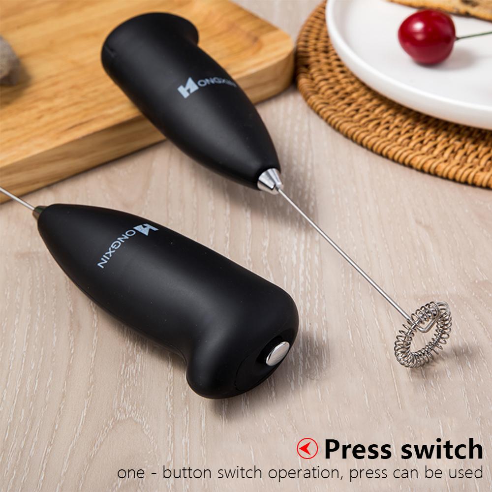 Automatic Electric Milk Frother Egg Foam Coffee Maker for Egg Milk Cappuccino Whisk Tools Portable Home Kitchen Coffee Chocolate