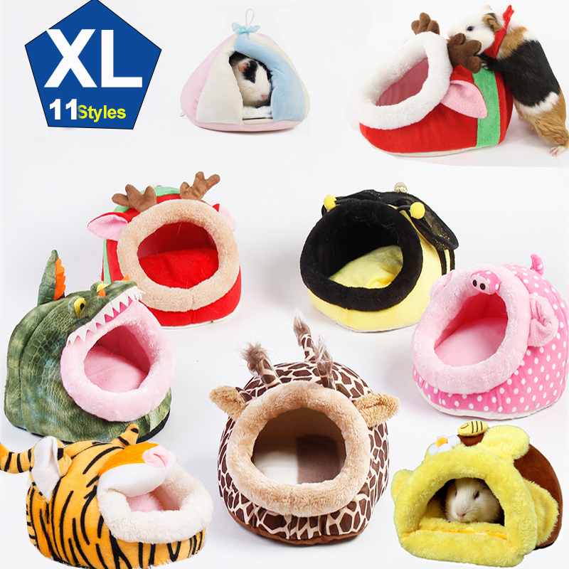 Pet House Guinea Pig Ferrets Hamsters Hedgehogs Rabbits Rats Super Warm Hamster Cage Accessories High  Small Animal Bed