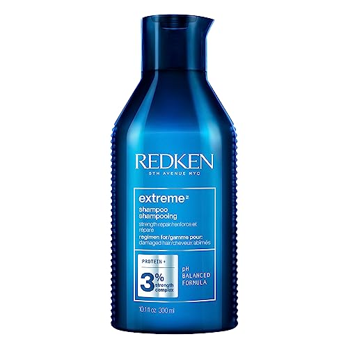 Redken Extreme Shampoo | Prevents Hair Breakage & Repair for Damaged Hair | Strengthen and Fortify Hair | Infused With Proteins | For Weak, Brittle Hair