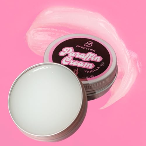 Cold Paraffin Wax Hand Cream with Shea Butter for Hand Nail Cuticle - Cold Method of Paraffin Therapy (Vanilla)