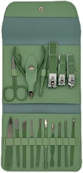Foot Hand & Nail Care Set by Mariiza (Green)