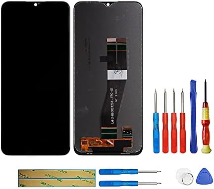 New LCD Display Compatible with Samsung Galaxy A02s Full Assembly Touch Screen Digitizer (Black) Cell Phones Parts + Tools