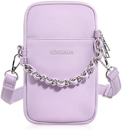 Small Crossbody Cell Phone Bag for Women Men, Mini Over Shoulder Handbag Purse