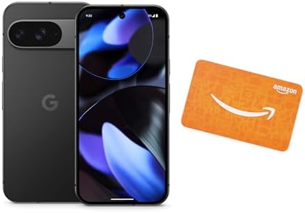 Google Pixel 9 - Obsidian - 128 GB with $100 Amazon Gift Card