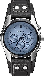 Fossil Coachman Men's Watch with Genuine Leather Bracelet Cuff