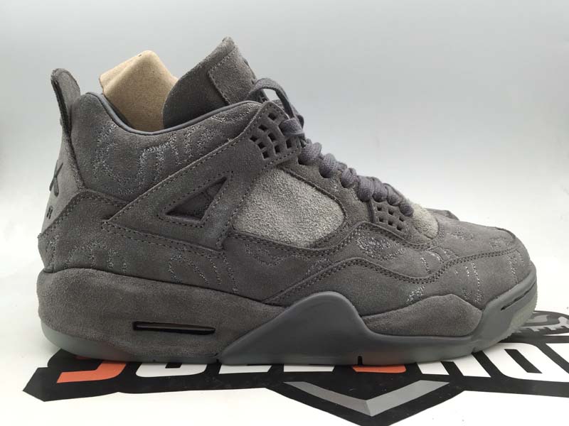 H12 FACTORY KAWS x Air Jordan 4 Cool Grey Best version 1:1 Mater