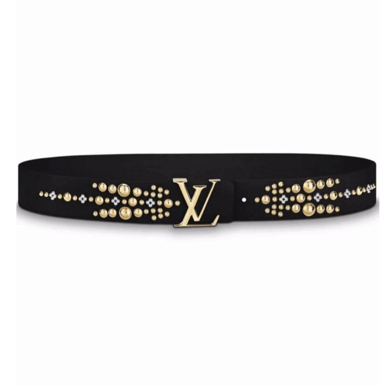 LOUIS VUITTON CALF LEATHER LV ICONIC 35MM BELT – B122
